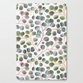 Simple Silver Dollar Eucalyptus Leaves Cutting Board