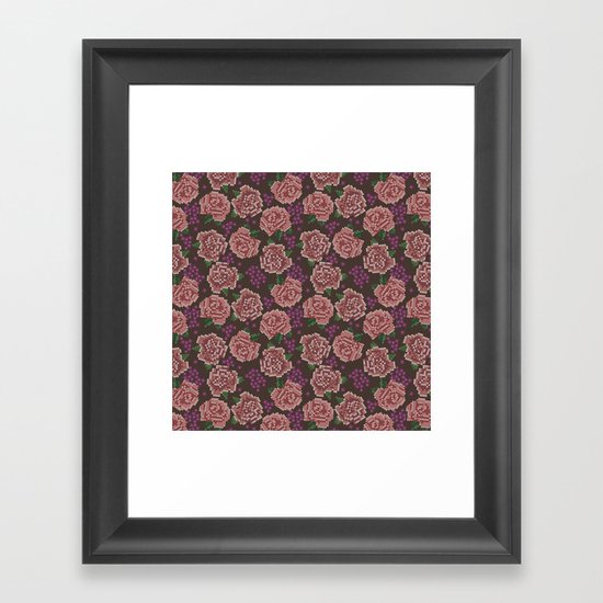 Stitch x Stitch Framed Art Print