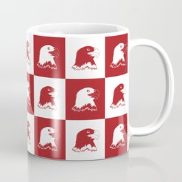 Red and White Nine Eagle Cares Coffee Mug