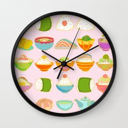Japanese Breakfast Wall Clock