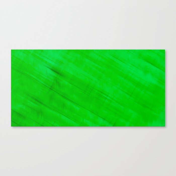 Green in lines Canvas Print