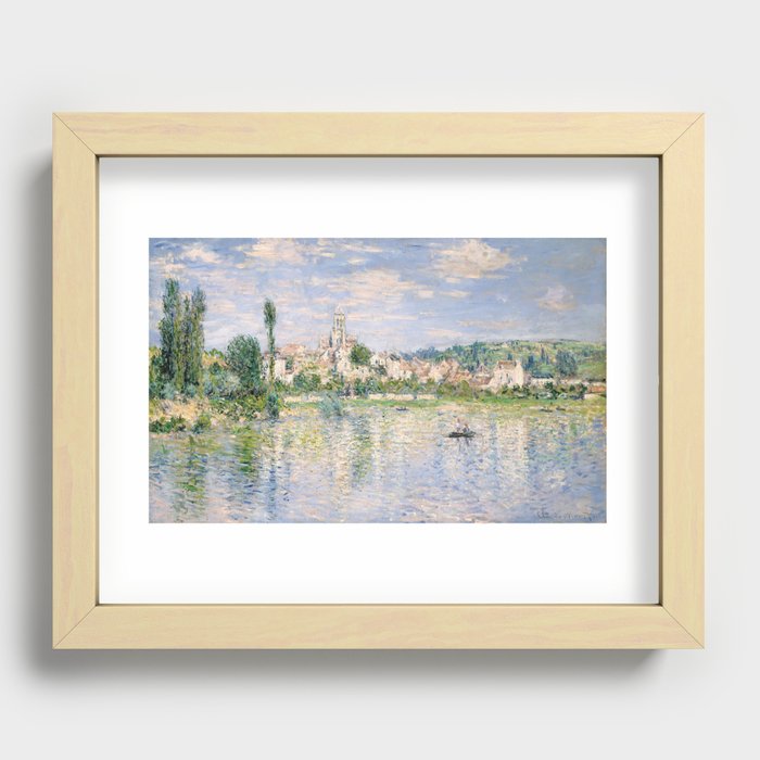 Vetheuil in Summer 1880 by Claude Monet Recessed Framed Print