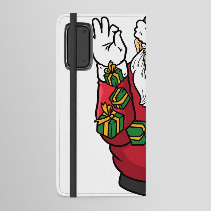 Christmas Santa cute Xmas Pajama Android Wallet Case