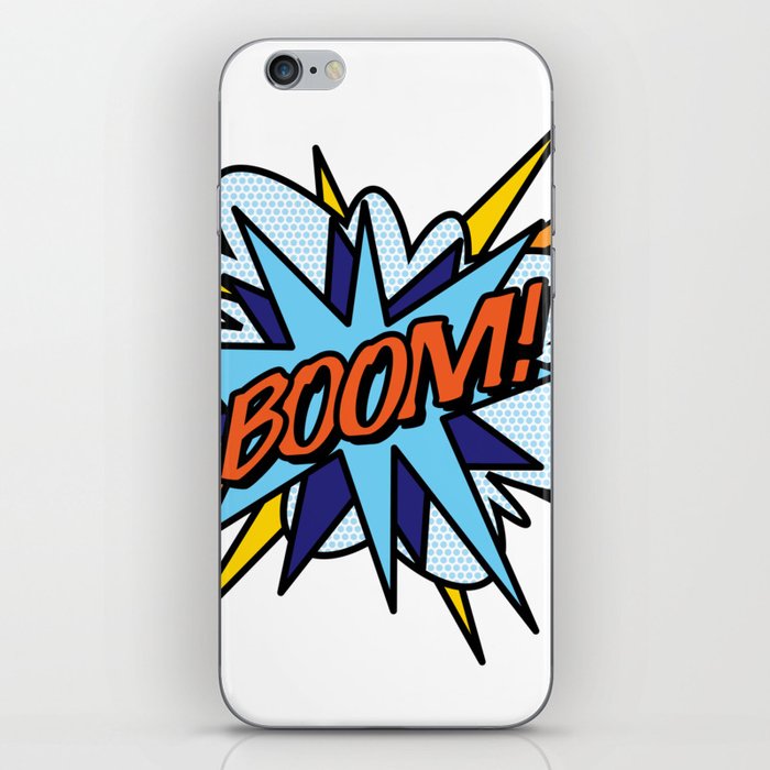 BOOM Comic Book Flash Pop Art Cool Fun Graphic Typography iPhone Skin