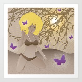 Madame Butterfly Art Print