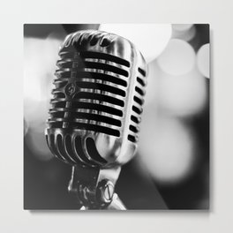 microphone music aesthetic close up elegant mood art photography  Metal Print | Classicmic, Singerdecor, Microphone, Mic, Black And White, Musican, Metalmic, Singingdecor, Photo 