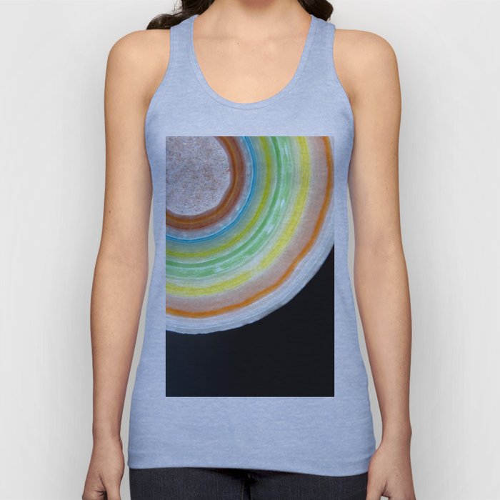 Colorful Abstract Slice of Giant Jawbreaker Candy Tank Top