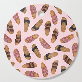 Birkenstock Sandals Pattern Pink | Birk's Pattern | Shoes Pattern Cutting Board
