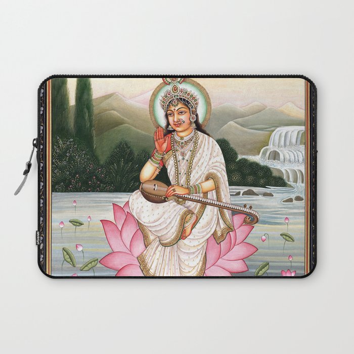 Goddess Saraswati  Laptop Sleeve