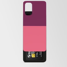 Purple and Pink Android Card Case