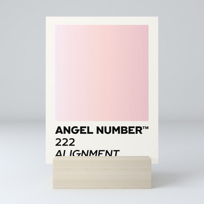 Angel number - 222 - alignment Mini Art Print