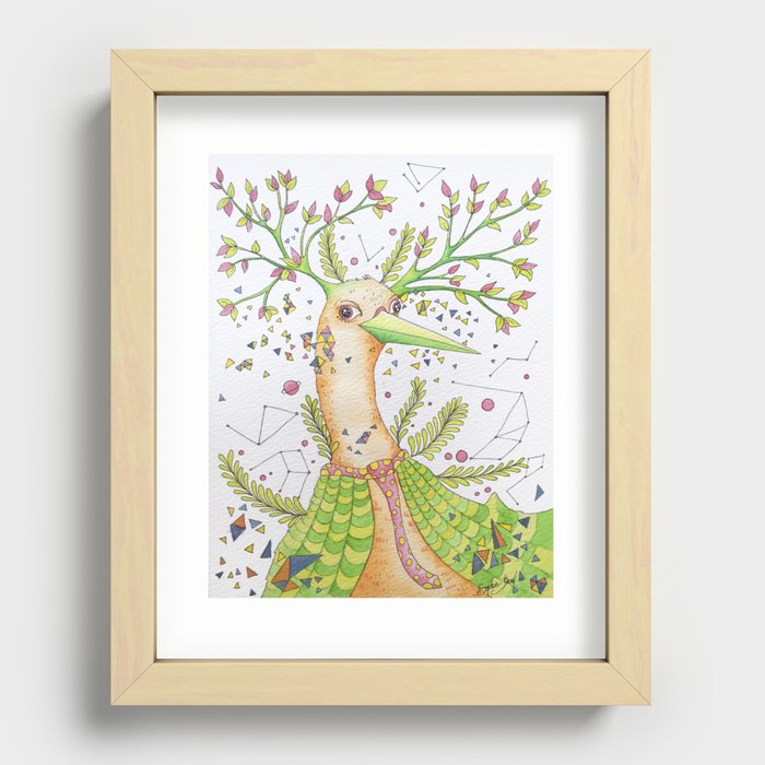 Forest's hear Recessed Framed Print