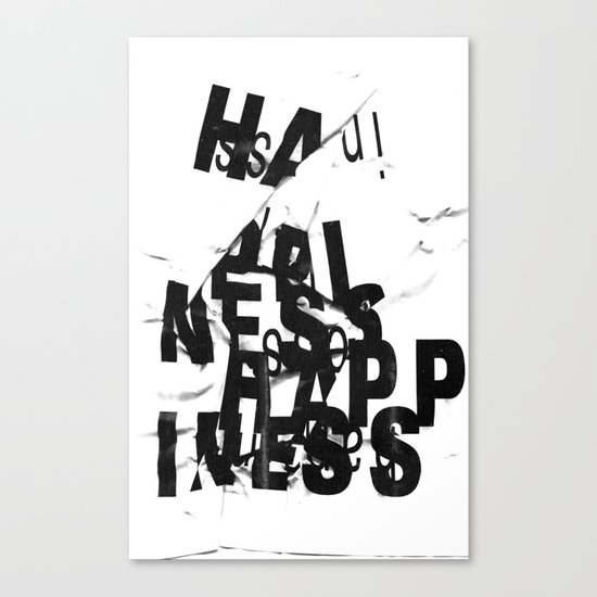 Happiness Canvas Print