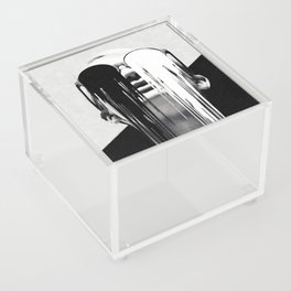 Black and white Acrylic Box