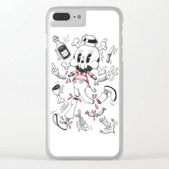 Skulltoons Nr.1 Clear iPhone Case