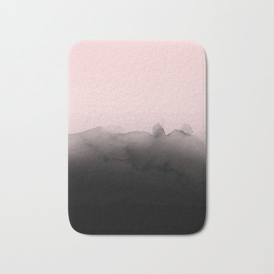 Pink is the new black Bath Mat