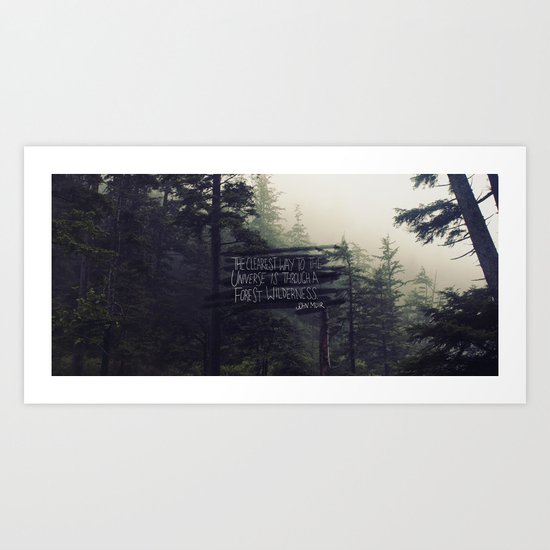 Forest Universe Art Print