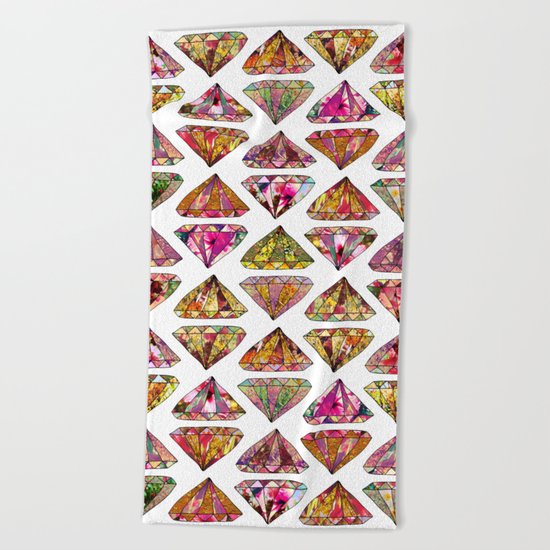 These Diamonds Are Forever Beach Towel