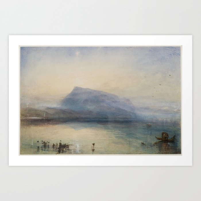 Joseph Mallord William Turner 1775 1851 The Blue Rigi Sunrise Art