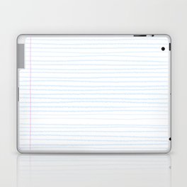 Fun Geeky Writers Gift: College Ruled Rules Pattern Laptop Skin