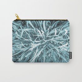 Teal infrared grass Carry-All Pouch