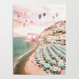 Positano, Full of Wonder Romantic Photography Poster