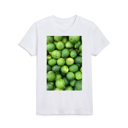 Pile of Limes Fresh Fruit Photograph Kids T Shirt
