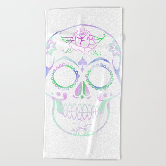 Love Skull (Pastel) Beach Towel