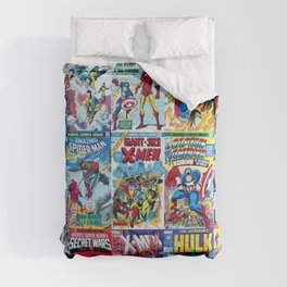 Assorted title comic cover books Comforter
