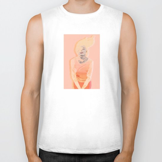 Peach Biker Tank