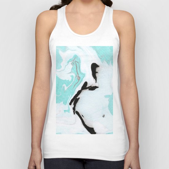 blue marble agathe Unisex Tank Top