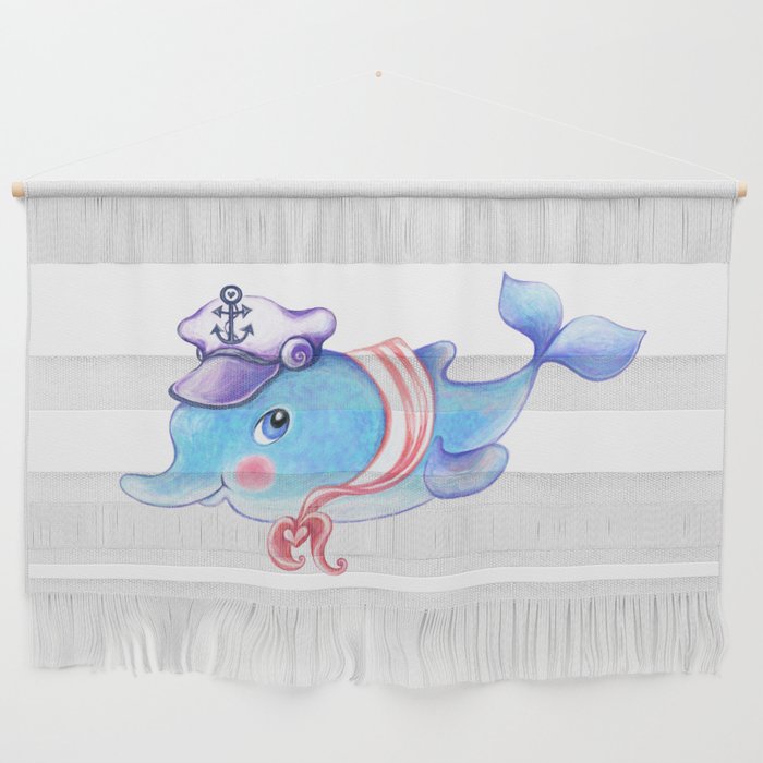 Cute Dolphin Baby Wall Hanging