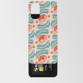 Sleepy Armadillo – Orange and Teal Pattern Android Card Case