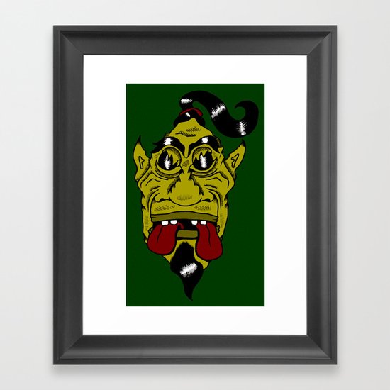 Chinese Demon, Shafted! Framed Art Print