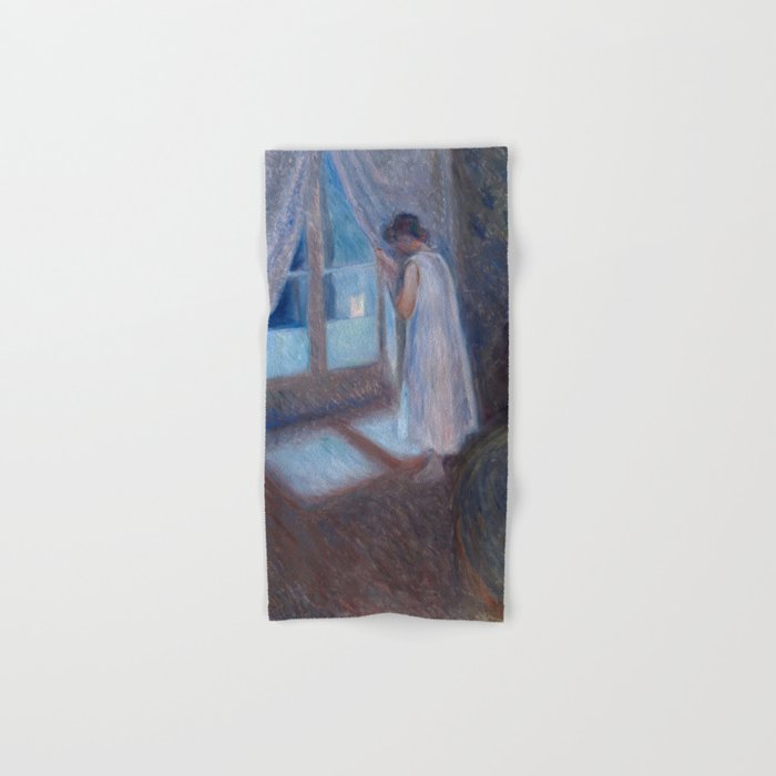 Edvard Munch - The Girl by the Window (1893) Hand & Bath Towel