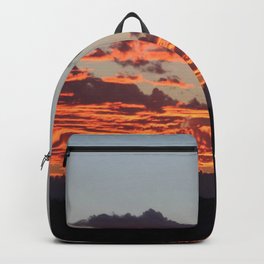 Aegean Sunset Backpack | Pattern, Landscape, Photo, Nature 