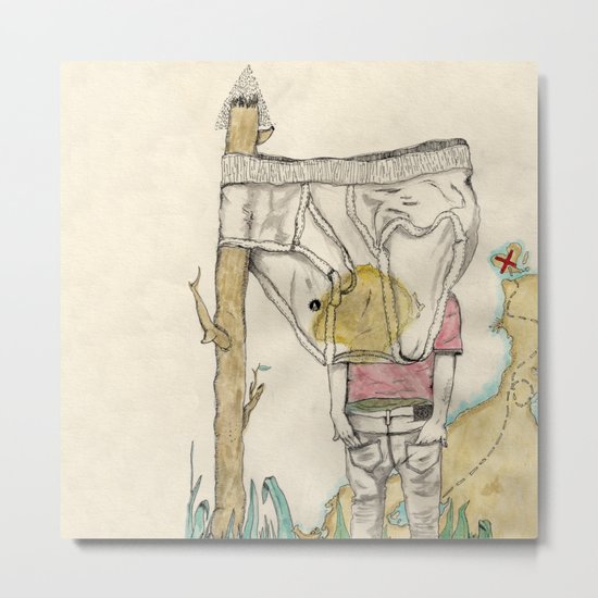 Sinmap Metal Print