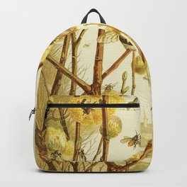 Bees, Vintage Style Backpack