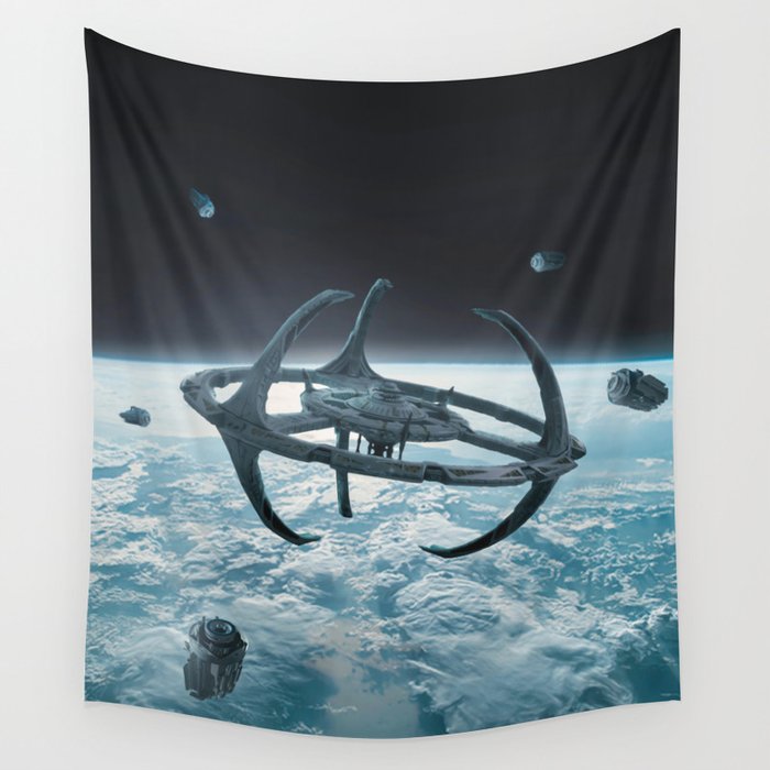 Space Station Wall Tapestry
