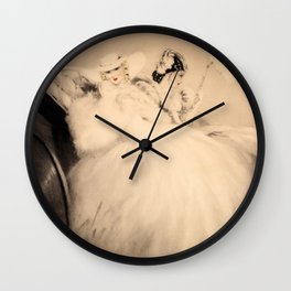 On the Champs Elysees by Louis Icart Wall Clock
