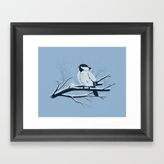 North For The Winter. Framed Art Print