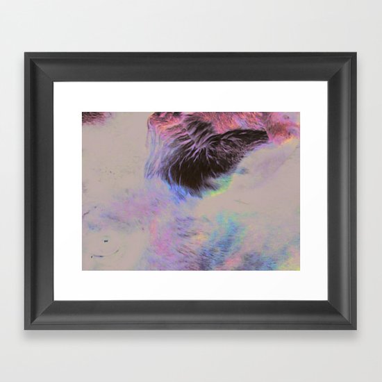 Elk Eye Framed Art Print