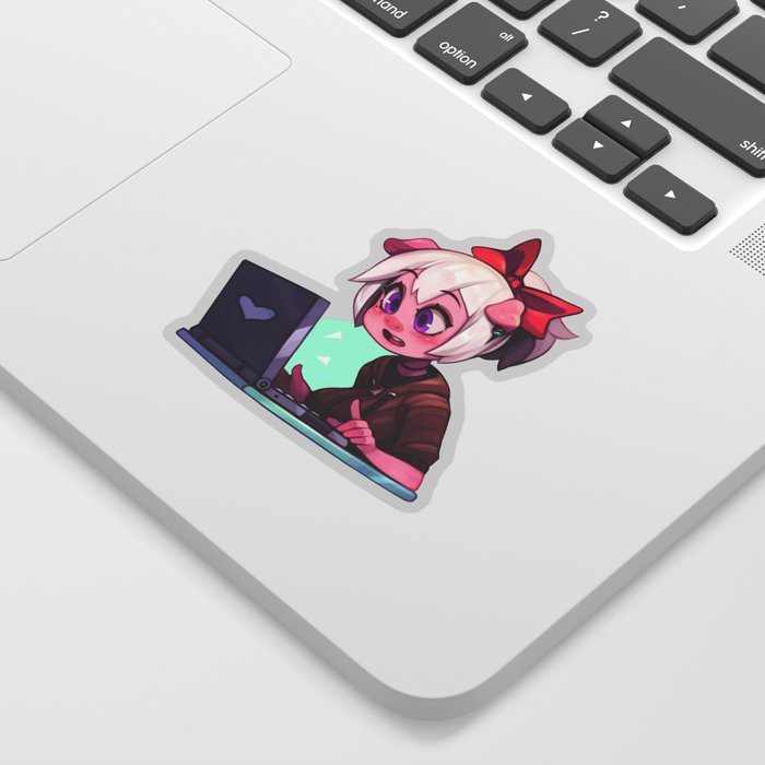 Emelie S Laptop Sticker By Cyancapsule Society6
