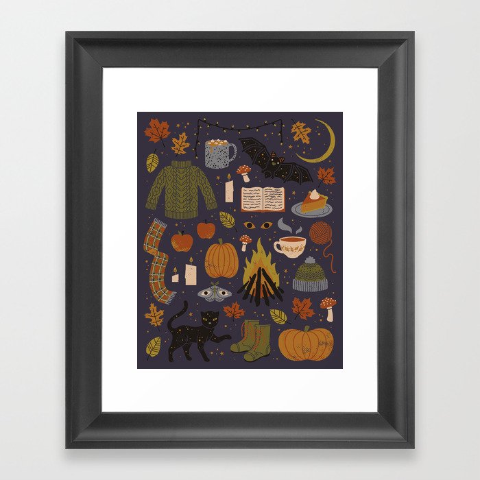 Autumn Nights Framed Art Print