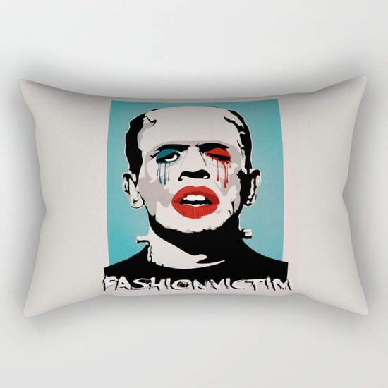 =Boris Karloff=FASHIONVICTIM= Rectangular Pillow