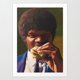Tasty Burger Art Print