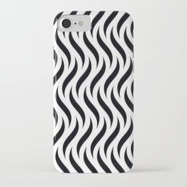 Black and White Minimalistic Design iPhone Case
