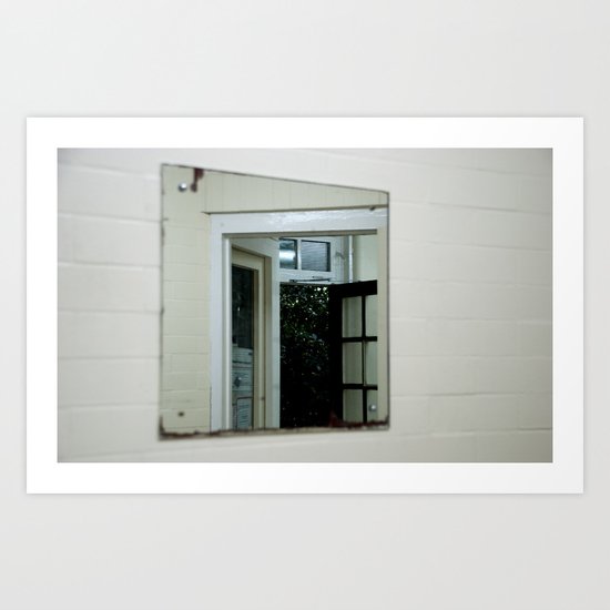 Reflections of an uncertain reality Art Print