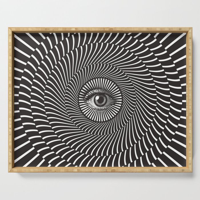 All Seeing Eye - Monochrome Serving Tray