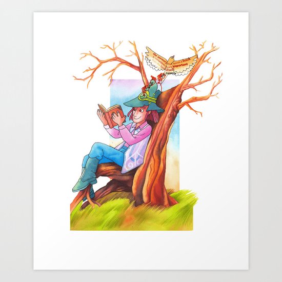 The beginning of an adventure Art Print